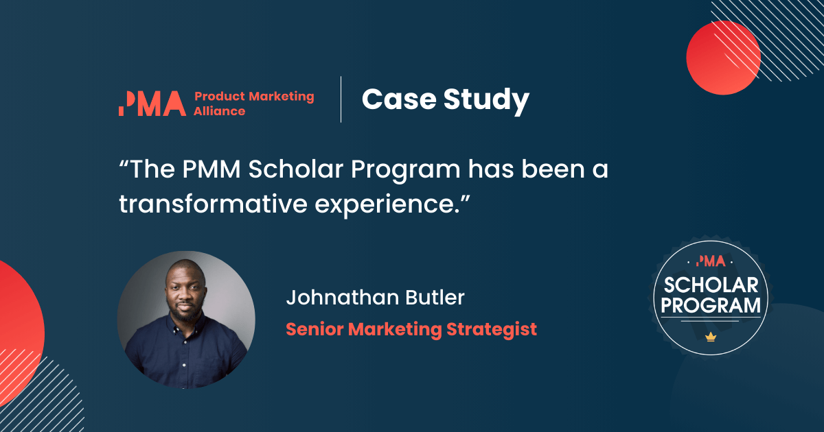 “The PMM Scholar Program has been a transformative experience.”    Case study with Johnathan Butler
